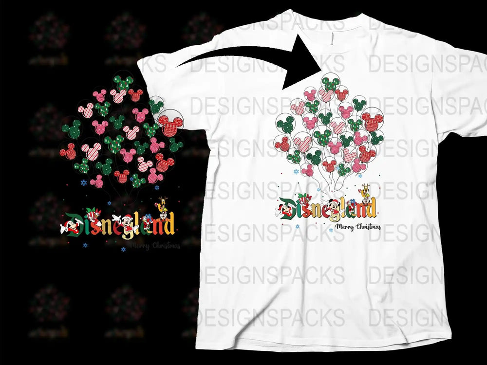 Disney Inspired Christmas T-Shirt, Mickey Mouse Holiday Tee, Festive Family Matching Shirts, Xmas Gift Ideas