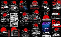 Load image into Gallery viewer, 43 JDM Cars Designs Bundle PNG pack 1
