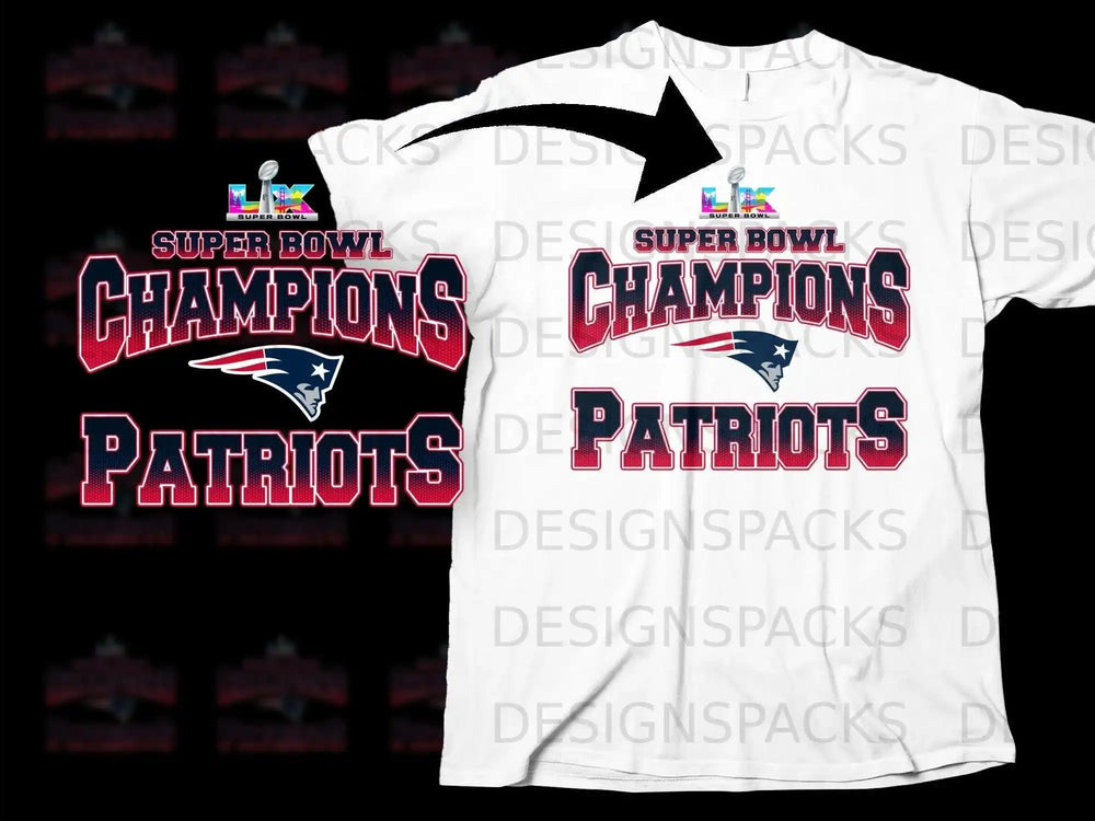 Super Bowl Champions Patriots Graphic Tee