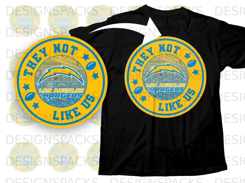 Los Angeles Chargers They Not Like Us T-shirt