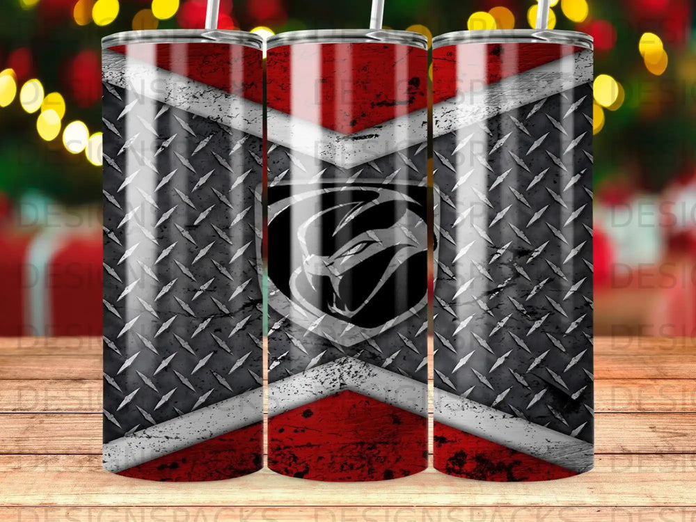 Viper Snake Logo Diamond Plate Red White Black product type