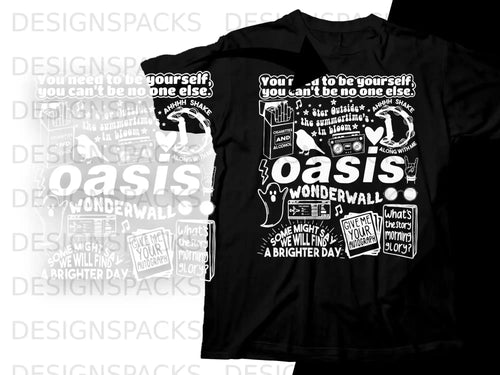 Black t-shirt with 