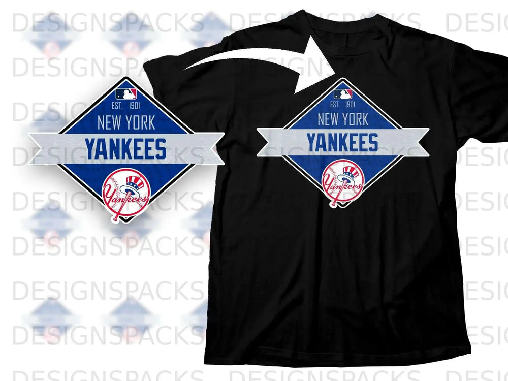 New York Yankees Est 1901 T-Shirt Baseball Fan Apparel