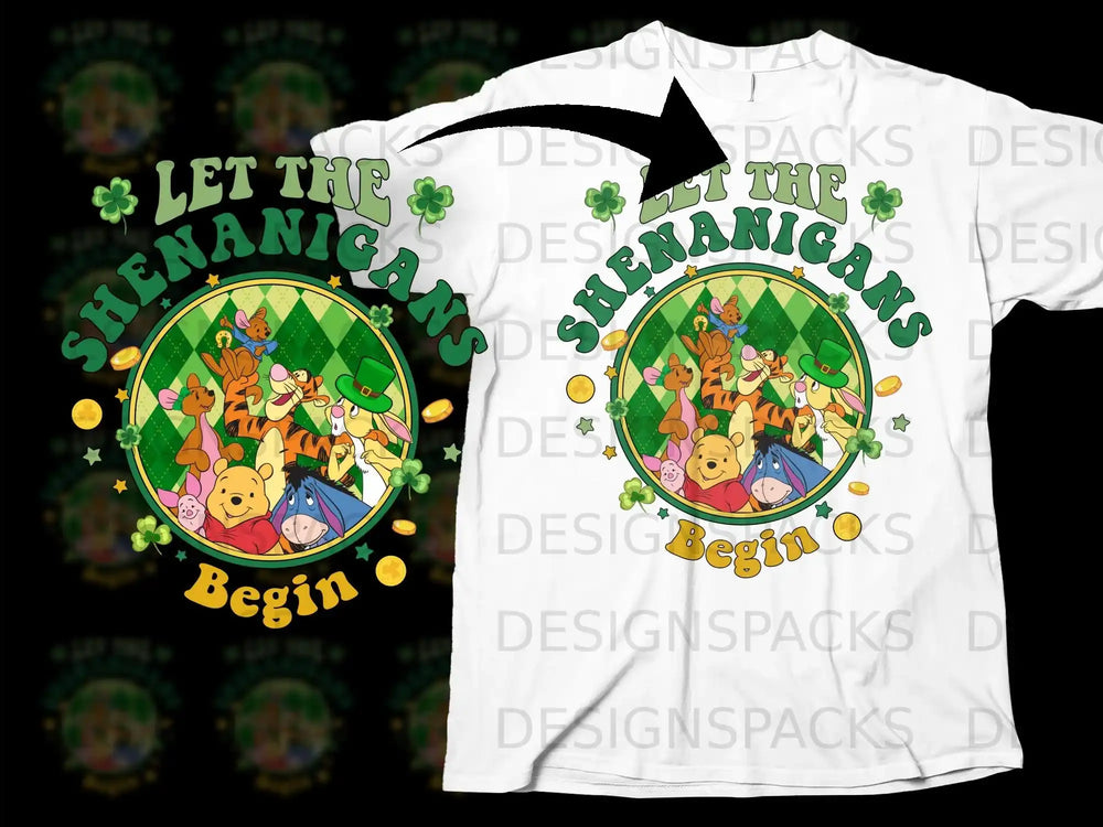 Let The Shenanigans Begin St Patricks Day Pooh product type