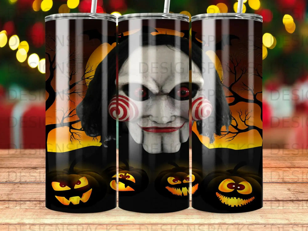 Billy Puppet Pumpkins Bats Halloween Theme product type