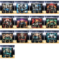 Load image into Gallery viewer, 44 Cars Graffiti Style Tumbler Wrap Bundle Jpg
