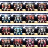 Load image into Gallery viewer, 44 Cars Graffiti Style Tumbler Wrap Bundle Jpg
