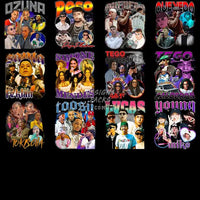 Load image into Gallery viewer, 44 Music Stars Bootleg Latino Mix Designs Bundle Png

