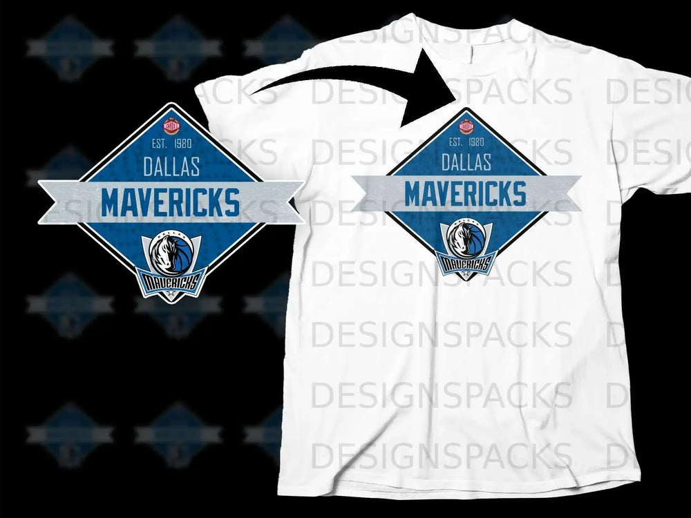 Dallas Mavericks Established 1980 T-Shirt