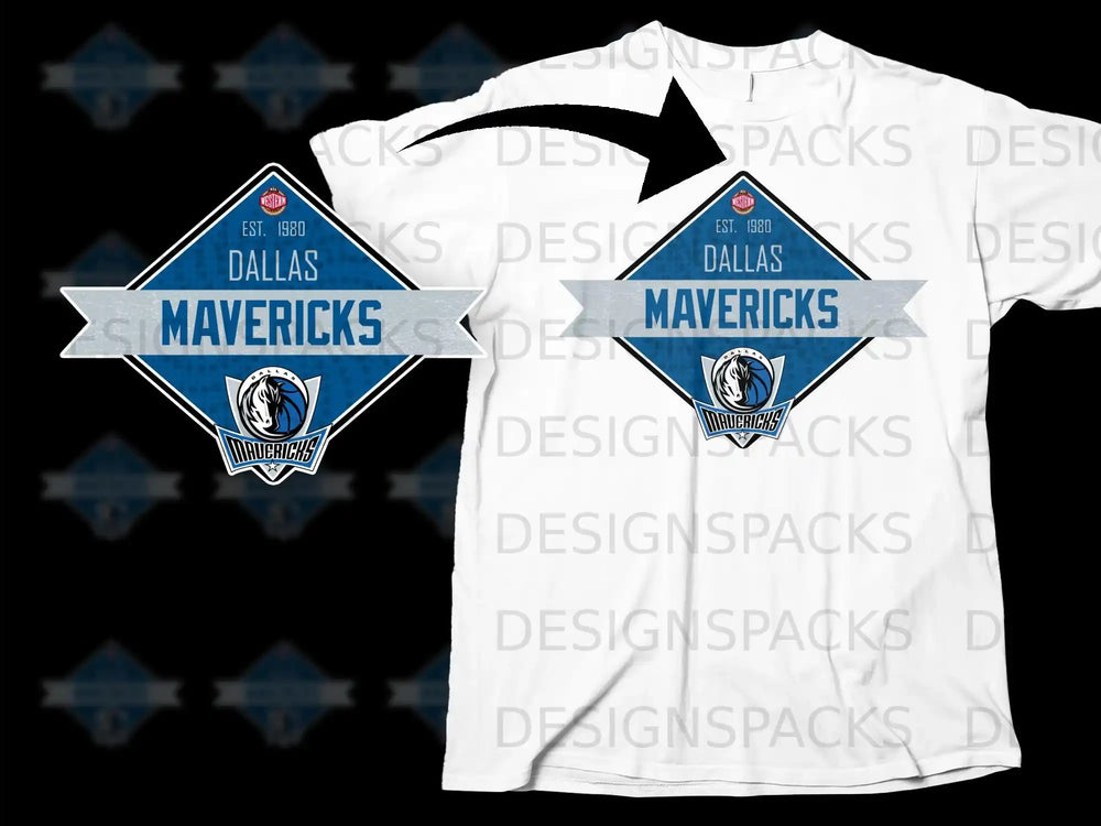Dallas Mavericks Established 1980 T-Shirt