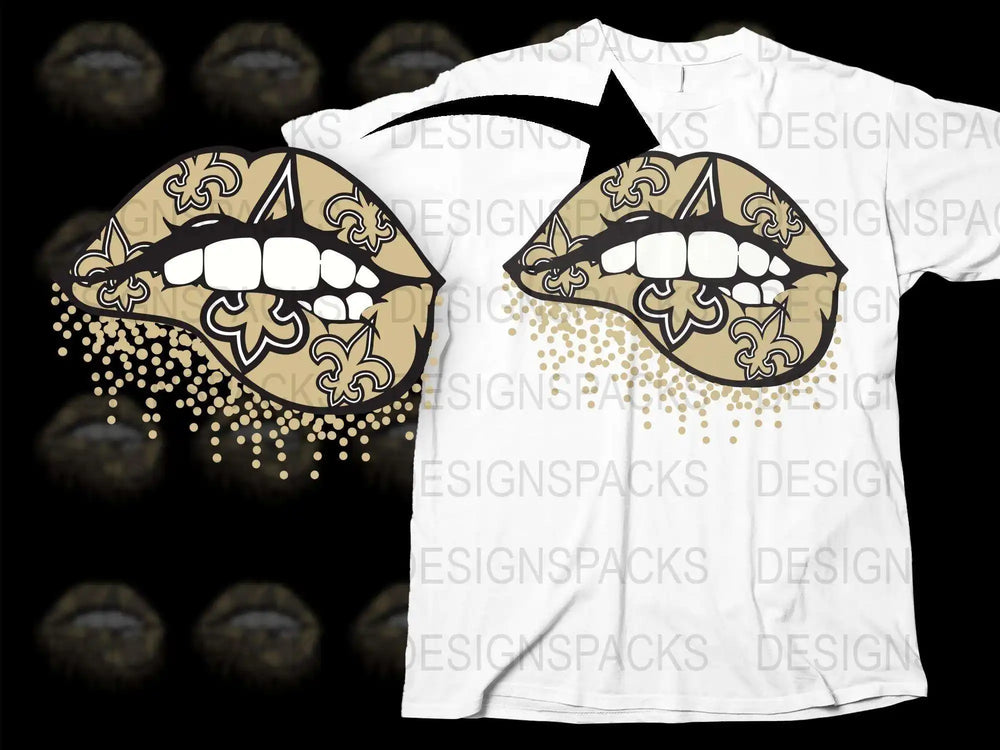 Trendy Tribal Shark Teeth Design T-Shirt, Stylish Gold Accents, Unisex Graphic Tee, Ocean Inspired Fashion