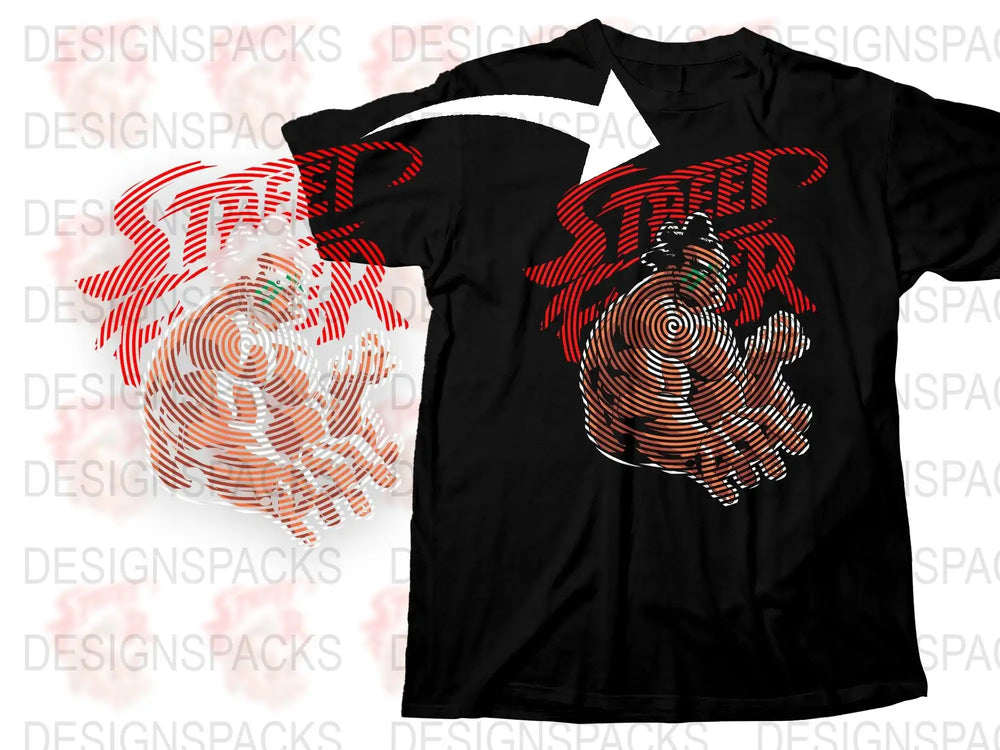 Men's Graphic T-Shirt with Red Spiral Fingerprint Design, Unique Streetwear, Modern Art Print Tee, Stylish Casual Fashion Top