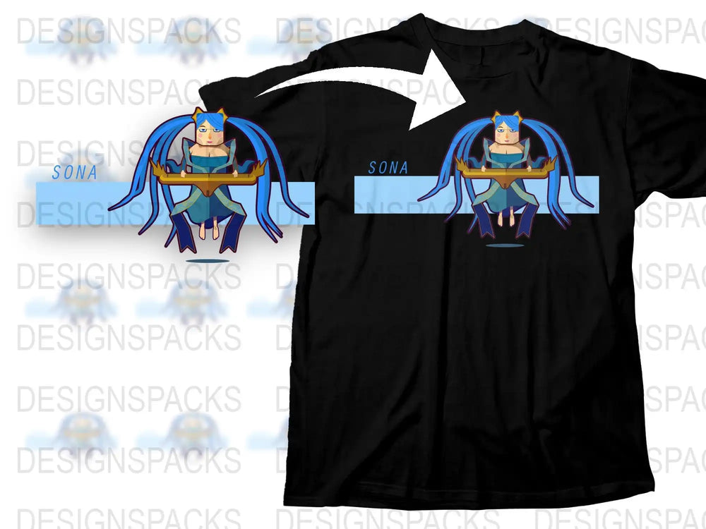 Unique Superhero Graphic Tee, Blue Cape Design, Casual Black Shirt, Comic Style Artwork