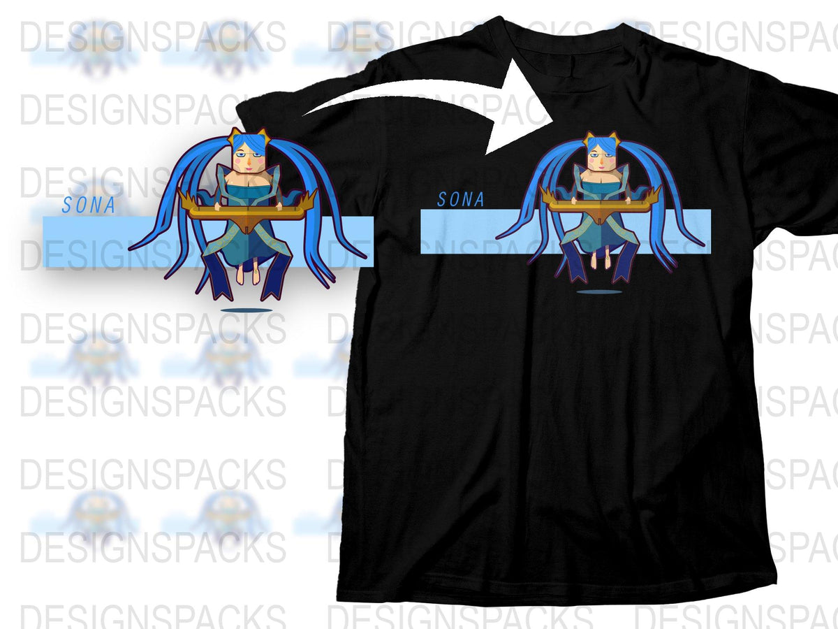 Unique Superhero Graphic Tee, Blue Cape Design, Casual Black Shirt, Comic Style Artwork