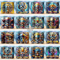 Load image into Gallery viewer, 45 Anime Skull 3D Tumbler Wrap Bundle Jpg
