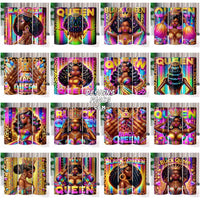 Load image into Gallery viewer, 45 Black Girl Beauty Queen Tumbler Wrap Bundle Jpg
