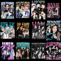 Load image into Gallery viewer, 45 KPOP Music Bands Streetwear Bootleg Designs Bundle PNG
