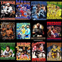 Load image into Gallery viewer, 45 Mixed Sports Champions Bootleg Designs Bundle PNG
