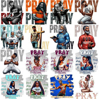 Load image into Gallery viewer, 45 PRAY Faith Religion Designs Bundle PNG
