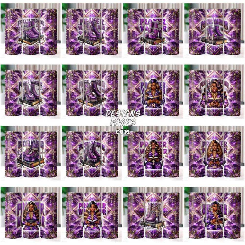 45 Prayer Warrior Tumbler Wrap Bundle Jpg