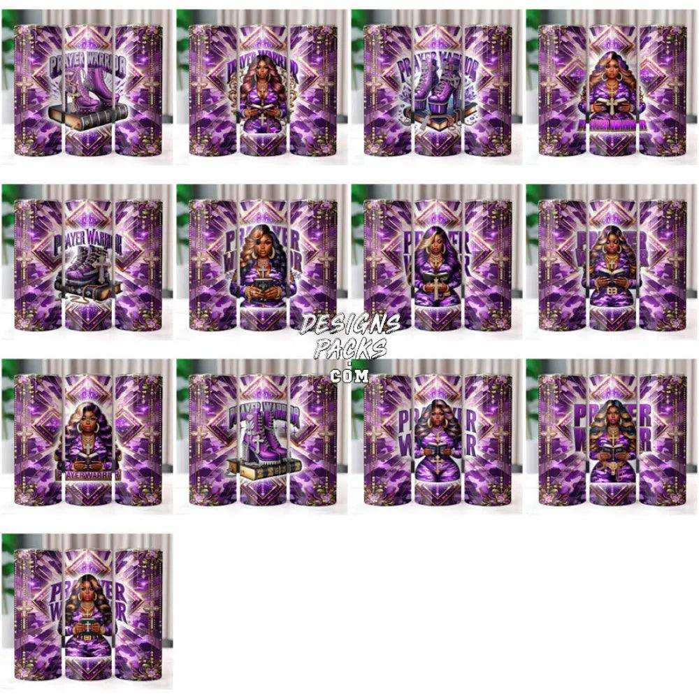 45 Prayer Warrior Tumbler Wrap Bundle Jpg