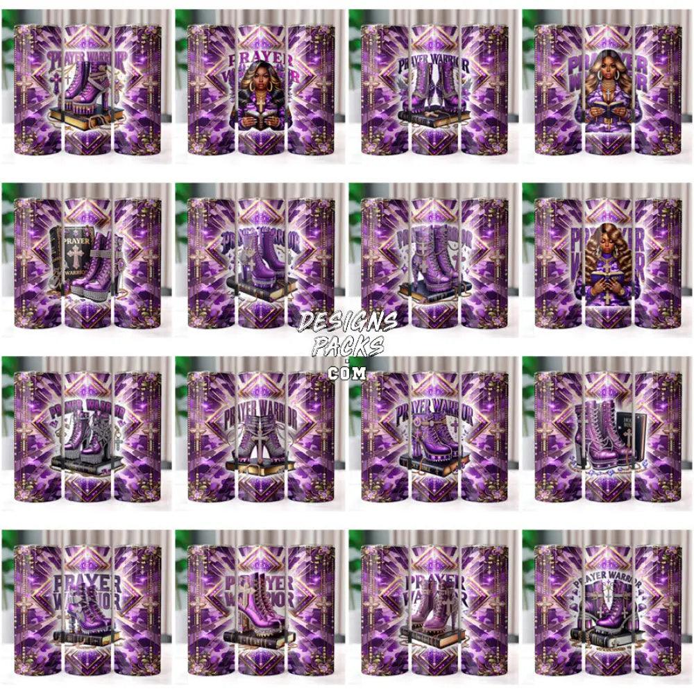 45 Prayer Warrior Tumbler Wrap Bundle Jpg