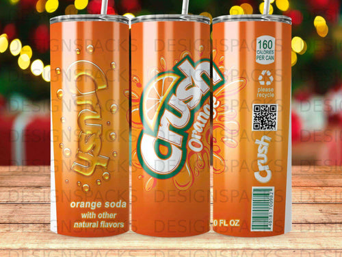 Crush Orange Soda tumbler with 