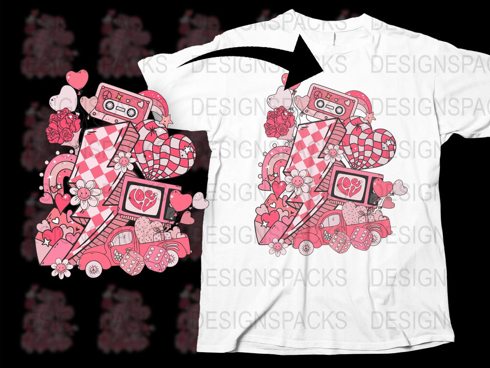 Retro Cassette and Floral Pattern Graphic T-Shirt, Vintage Inspired, Unisex Tee Design, Casual Streetwear