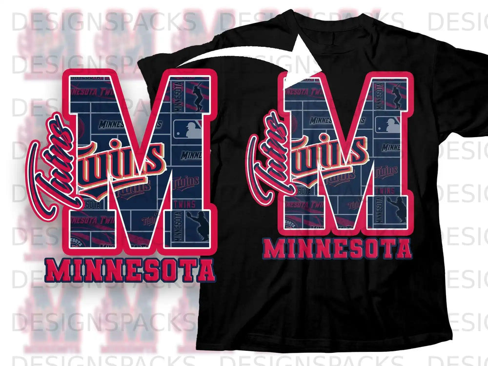 Minnesota Twins M Style Graphic Design Shirt