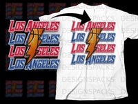 Load image into Gallery viewer, Los Angeles Lightning Basketball Graphic Shirt
