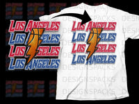 Load image into Gallery viewer, Los Angeles Lightning Basketball Graphic Shirt
