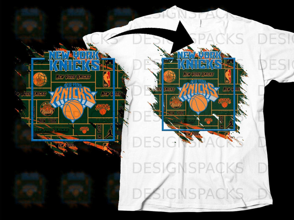 New York Knicks Stylish Graphic Design T-shirt