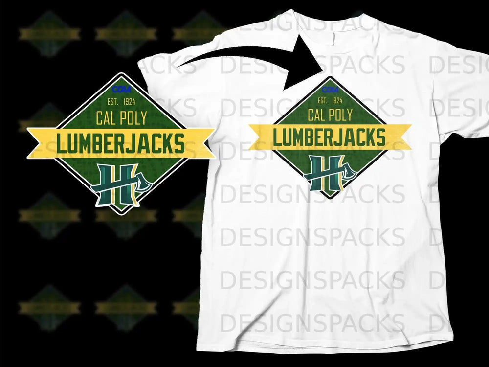 Cal Poly Lumberjacks Est 1924 Graphic Tee Shirt
