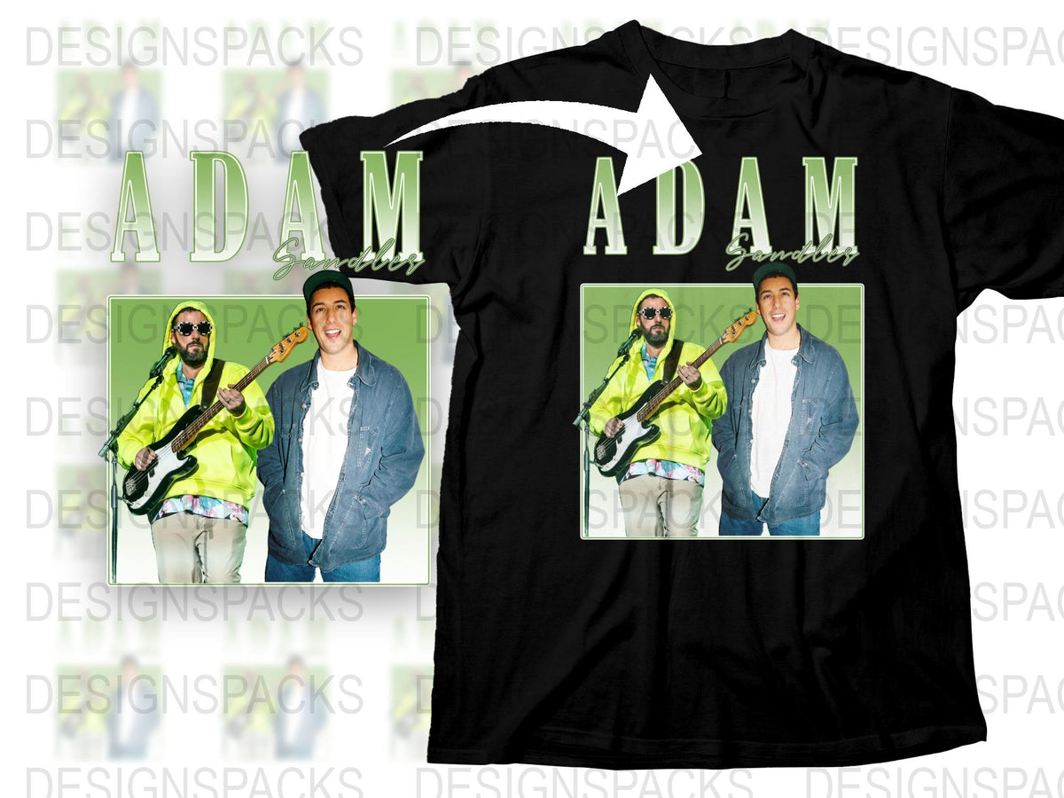Custom Adam Name T-Shirt, Personalized Photo Print, Graphic Tee for Men, Stylish Casual Black Shirt with Unique Design
