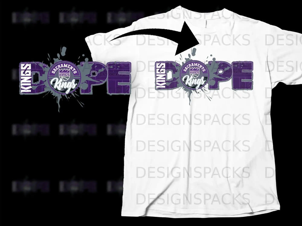 Sacramento Kings Dope Typography Graphic Tee