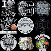 Load image into Gallery viewer, 46 Basketball Spurs San Antonio Fan Team Designs Bundle PNG
