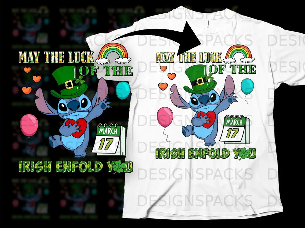 Stitch May The Luck Of The Irish Enfold You March 17 product type