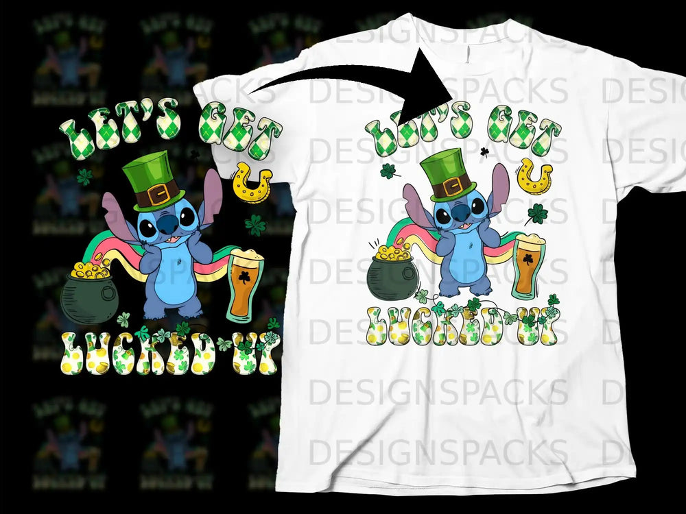 Stitch St Patricks Day Lets Get Lucky product type