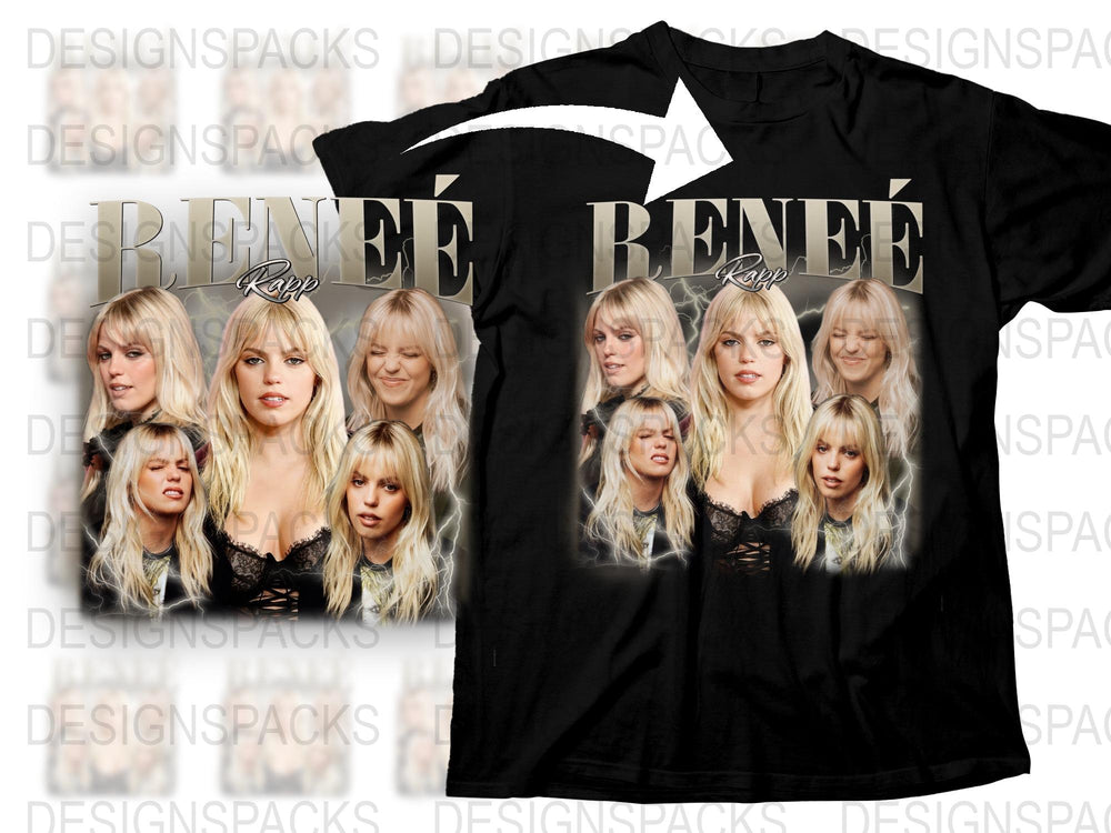 Retro Blonde Pop Star Collage T-Shirt, Vintage Style Graphic Tee, Fashionable Music Fan Gift