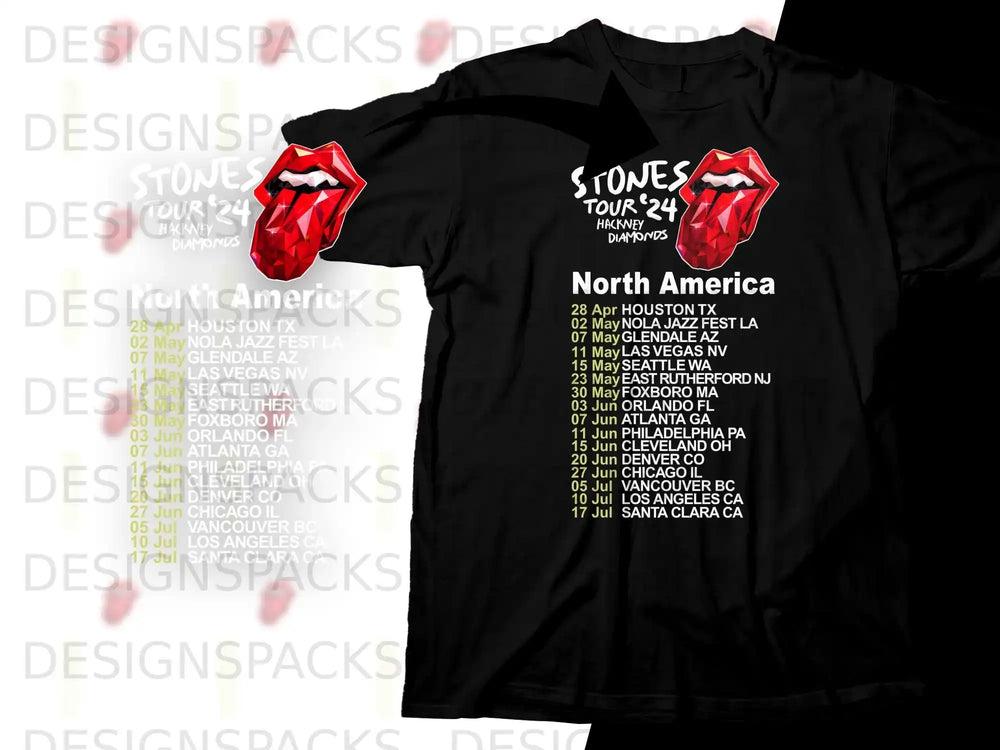 The Rolling Stones Hackney Diamonds Tour 2024 North America concert dates.