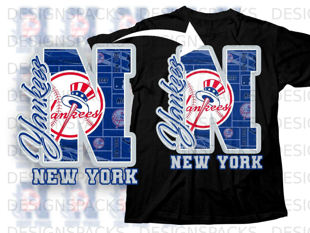 Yankees New York Yankees Retro Style T-Shirt