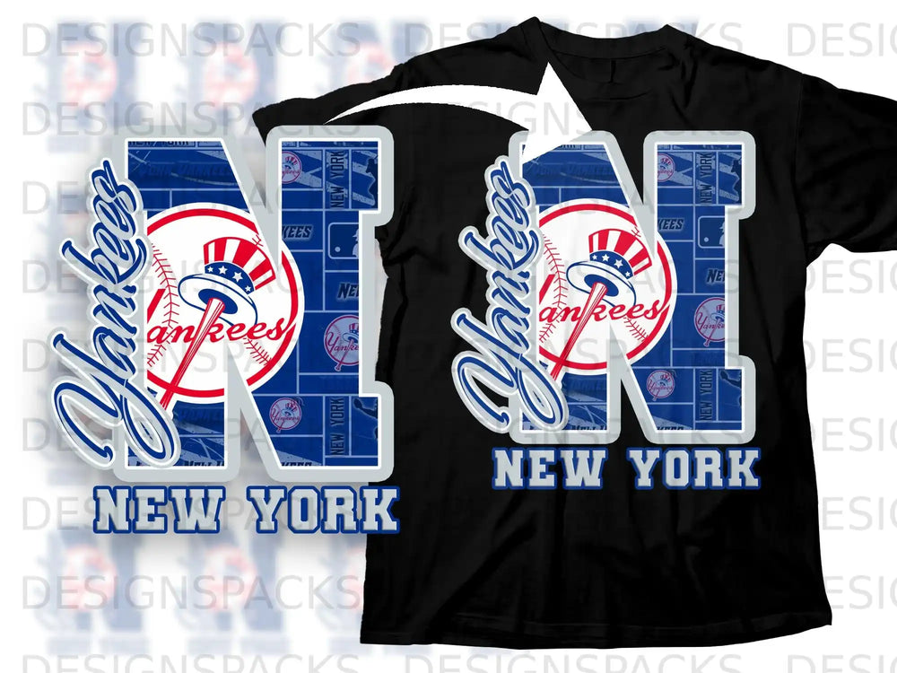 Yankees New York Yankees Retro Style T-Shirt