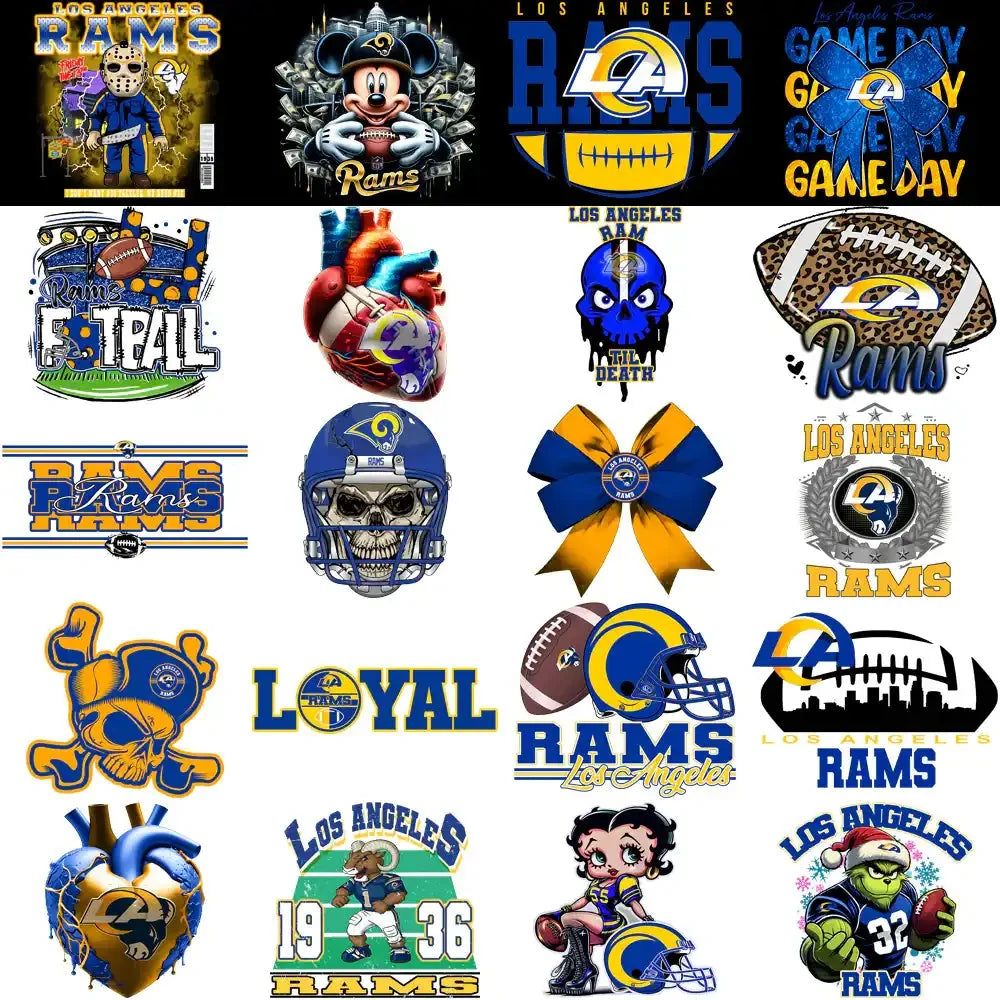 47 Los Angeles Chargers V1 Football Designs Bundle PNG