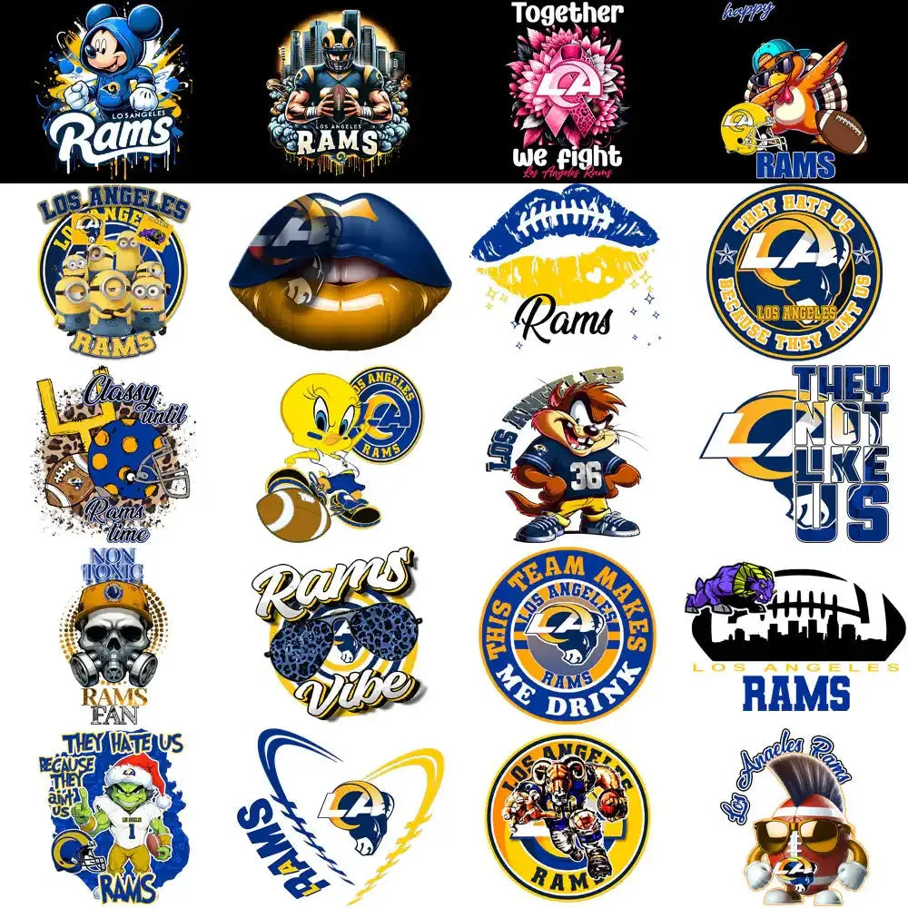 47 Los Angeles Chargers V3 Football Designs Bundle PNG