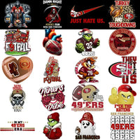 Load image into Gallery viewer, 46 San Francisco 49ers V2 Football Designs Bundle PNG
