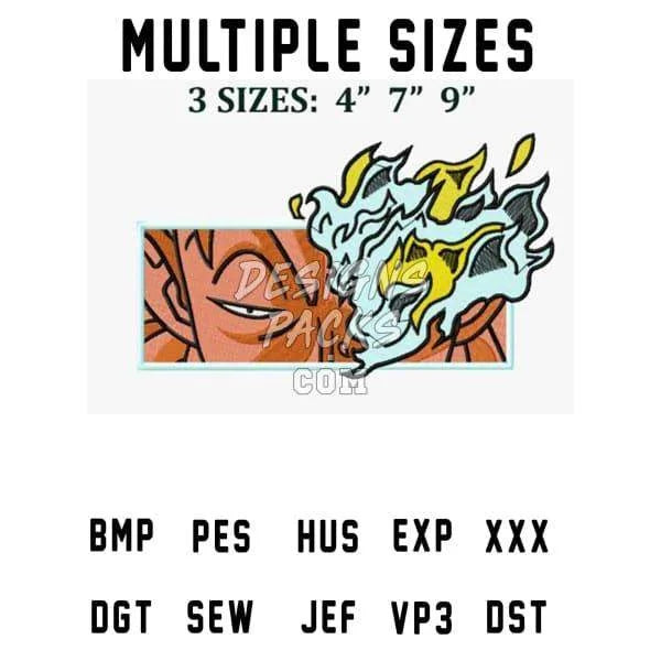 Marco Eyes One Piece Anime Embroidery Design