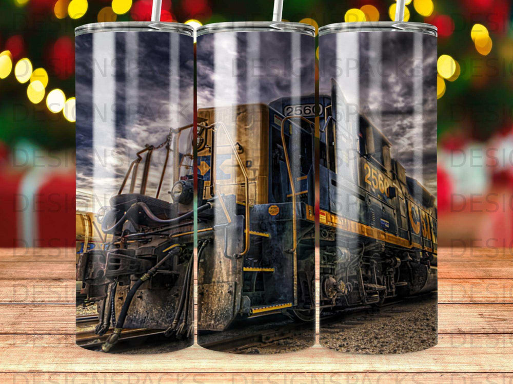 Locomotive with "2560" on the side, seen from the front.