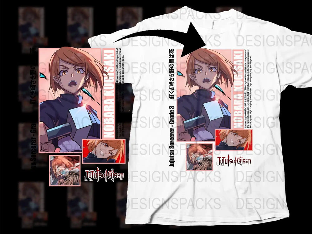 Anime Graphic T-Shirt, Colorful Manga Character Print, Unisex Casual Tee, Stylish Japanese Art Shirt