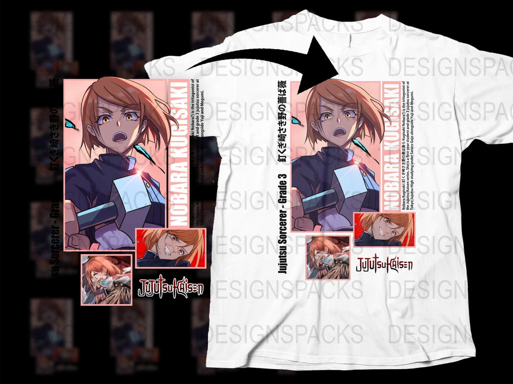 Anime Graphic T-Shirt, Colorful Manga Character Print, Unisex Casual Tee, Stylish Japanese Art Shirt