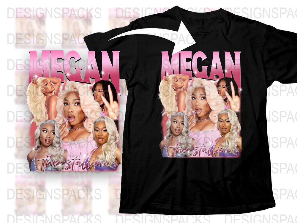 Nicki Minaj Collage T-Shirt, Pink Graphic Tee, Fan Merch, Hip Hop Style, Women's Fashion Top, Unique Gift Idea